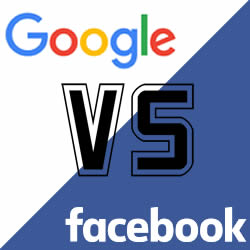 google vs facebook